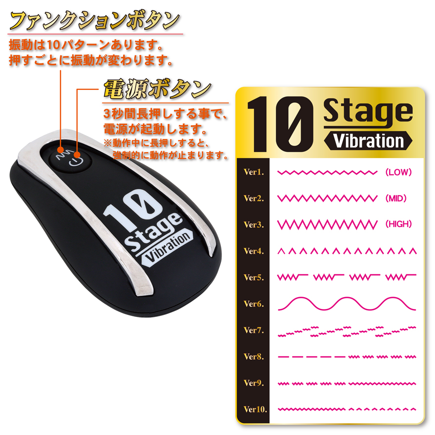 TAMAGOROSHI ツインローター ダブルインパクト黒